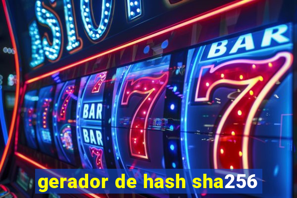 gerador de hash sha256